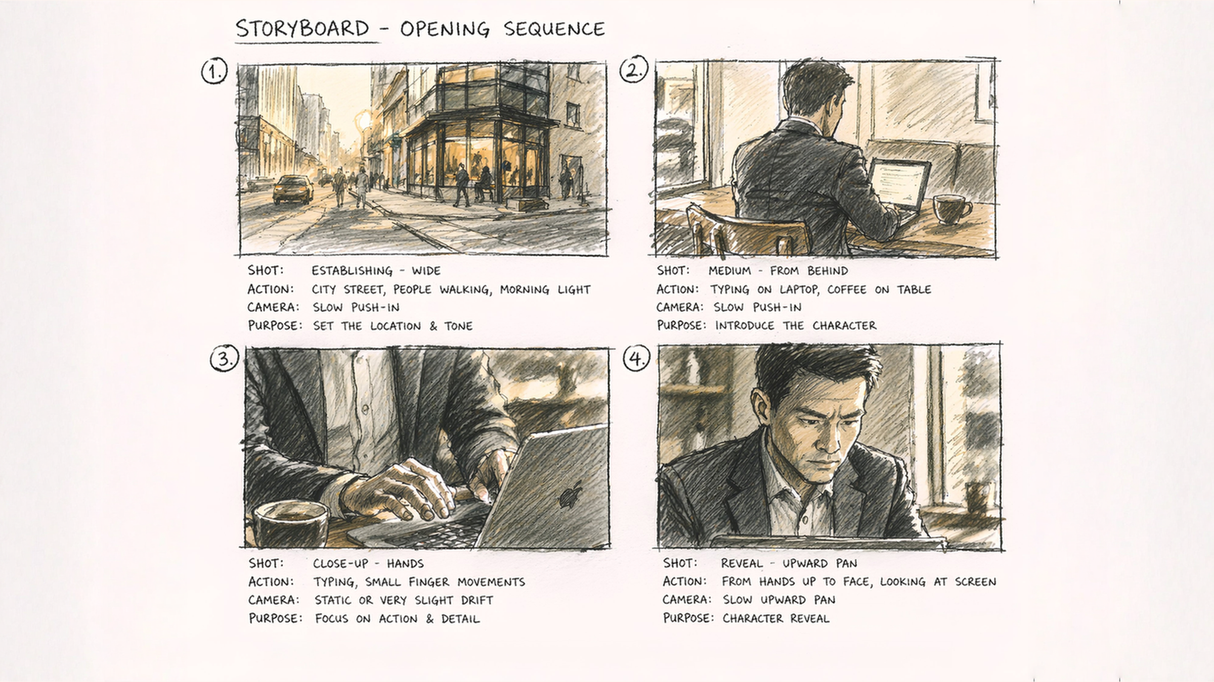 AI short film workflow