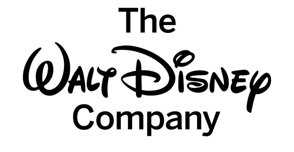 The Walt Disney Company logo in black text on a white background. 'The' is at the top, 'Walt Disney' in cursive script in the middle, and 'Company' at the bottom.