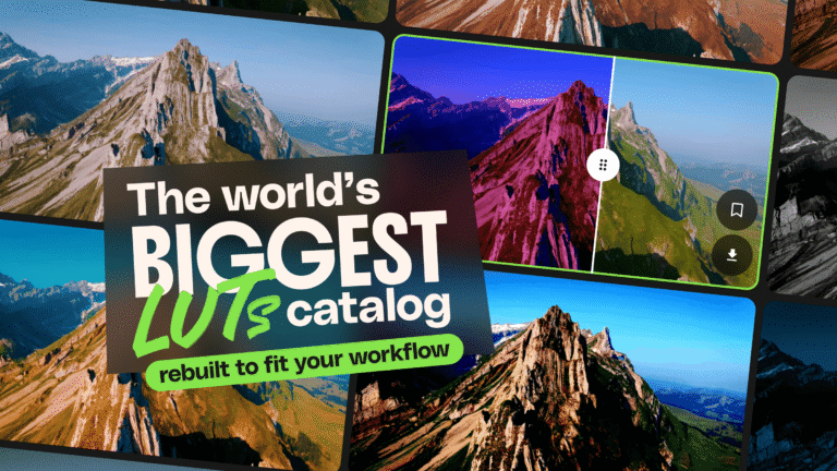 Envato LUTs category: preview LUTs on your own footage before you download