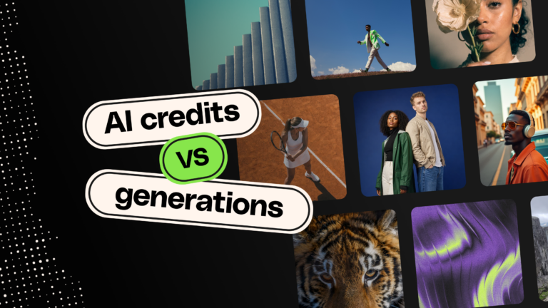 Envato AI credits explained: How to make every generation count