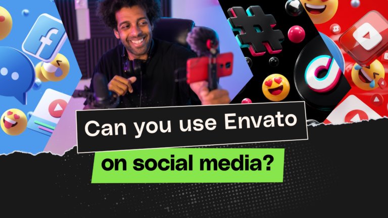 Can you use Envato for social media? YouTube, TikTok & more